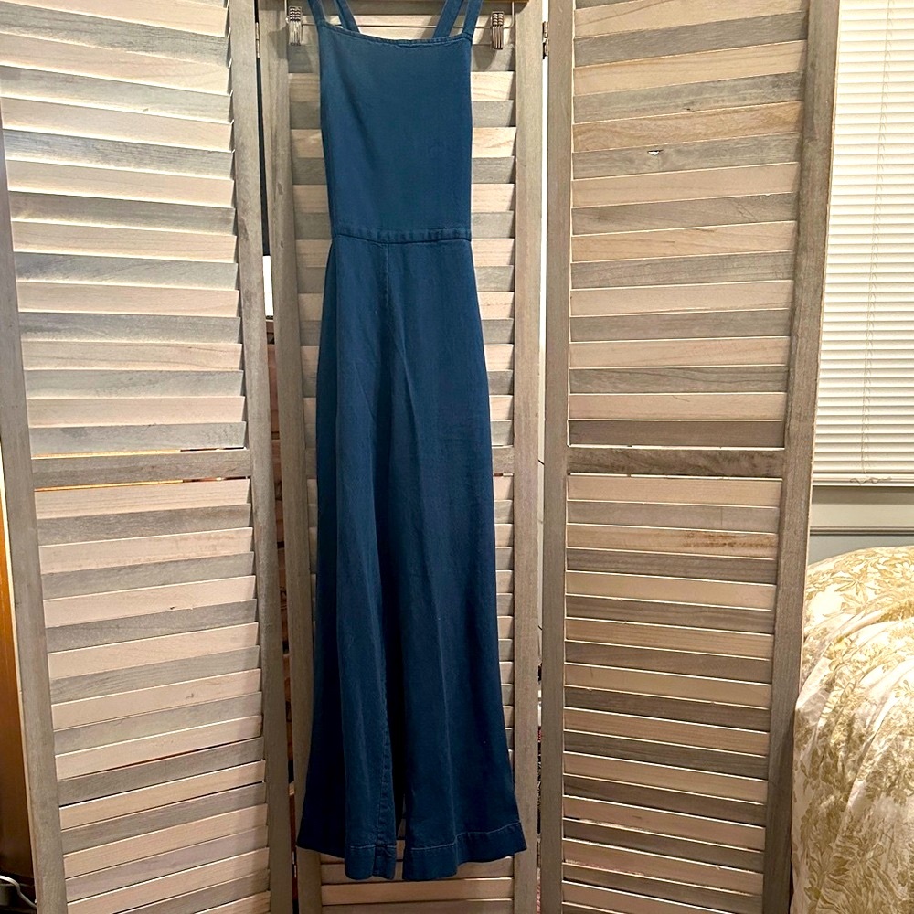 Marine Layer Deep Blue Jumpsuit